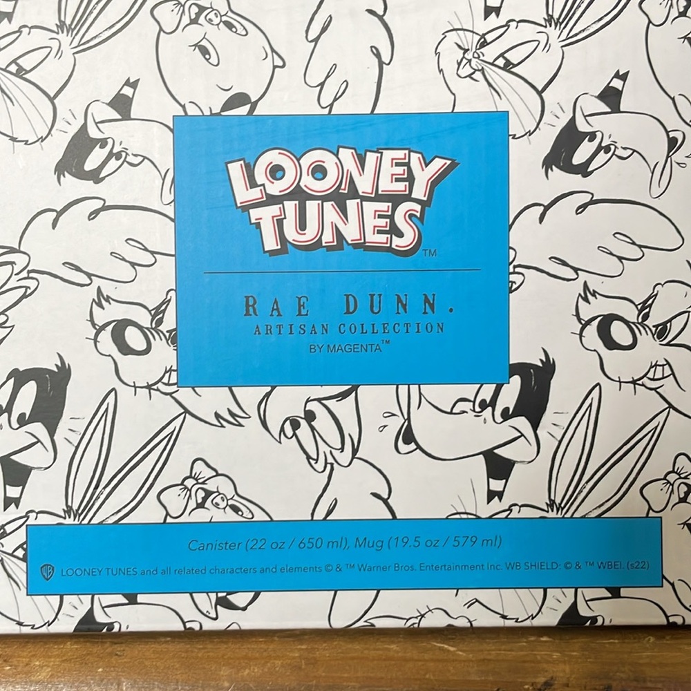 Rae Dunn Looney Tunes BUGS BUNNY Mug and Canister Set NEW "What's Up, Doc?" (3) - Picture 5 of 5